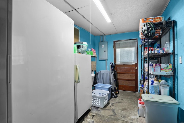 storage area with electric panel