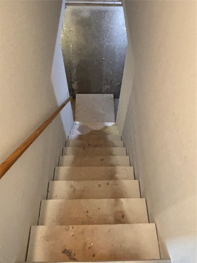 view of stairs