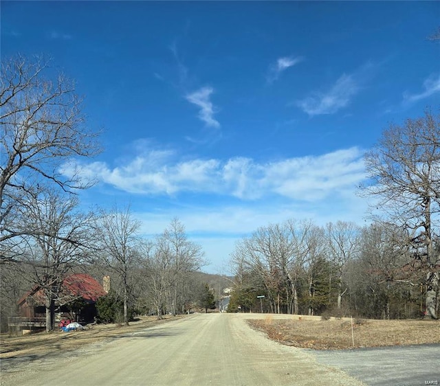 view of road
