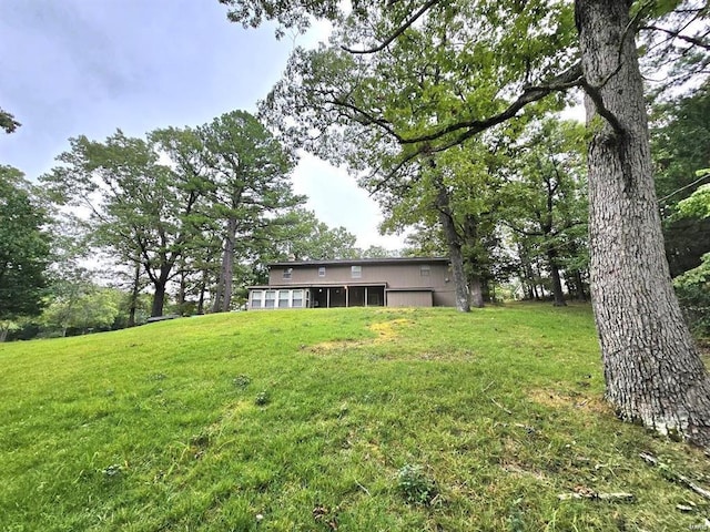 view of yard