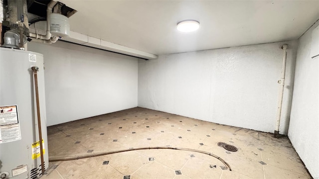 finished below grade area with gas water heater