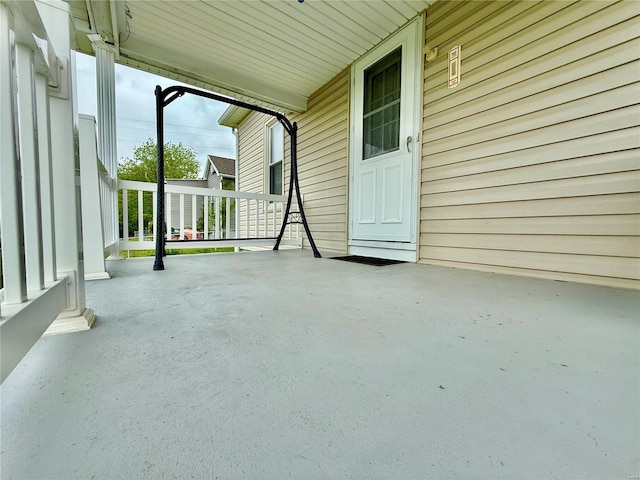 view of patio / terrace with a porch
