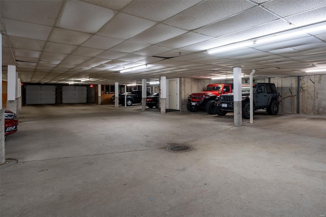 view of parking deck