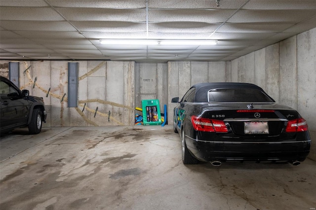 view of parking deck