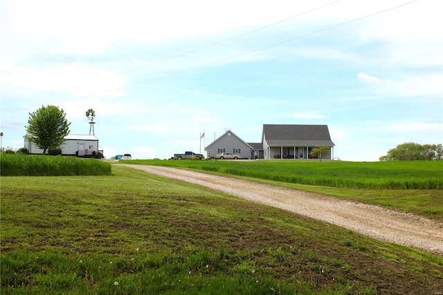 view of street with driveway