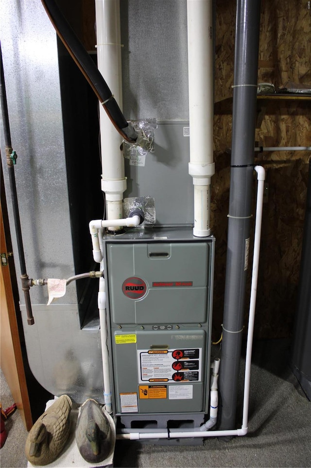 view of utility room
