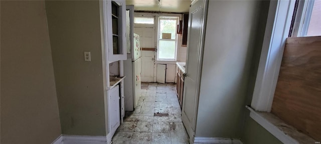 hall with baseboards