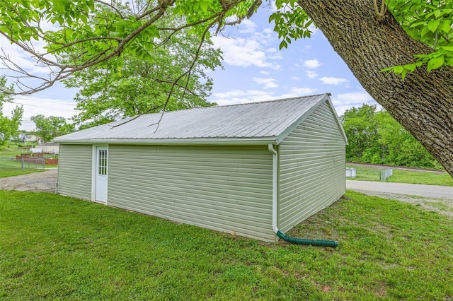 view of outbuilding