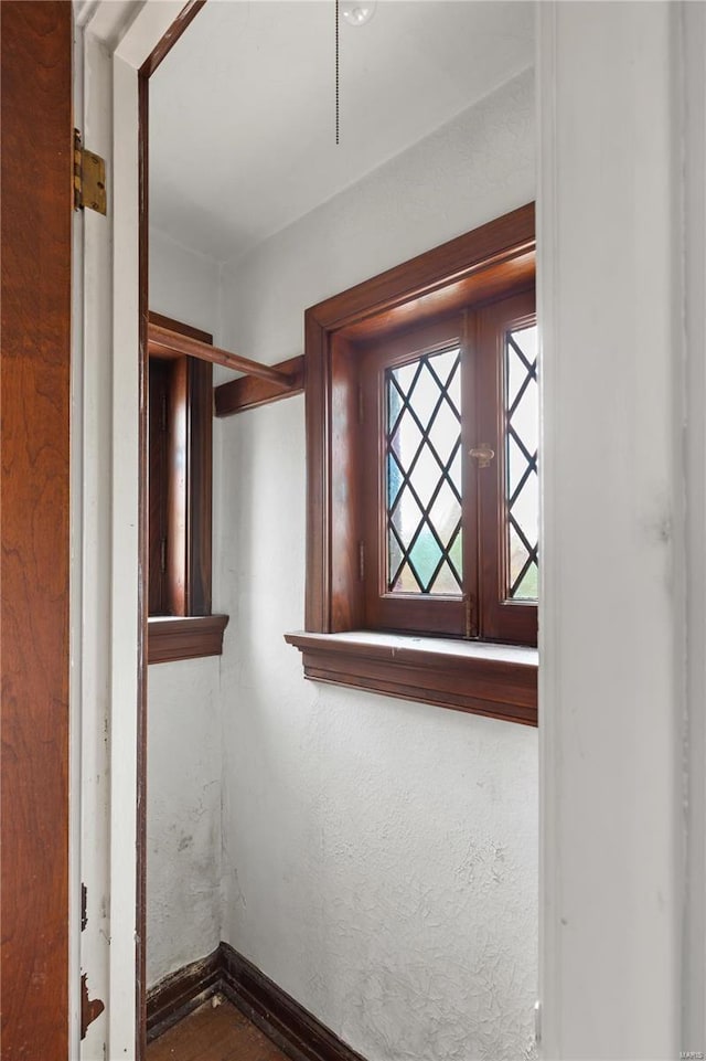 hall with baseboards