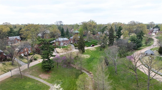 drone / aerial view featuring a residential view