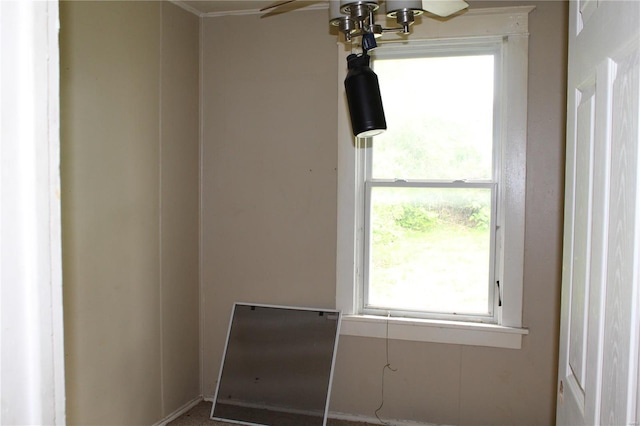 unfurnished room with a wealth of natural light