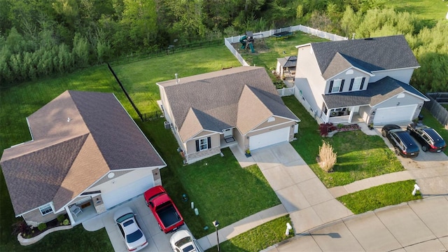 drone / aerial view