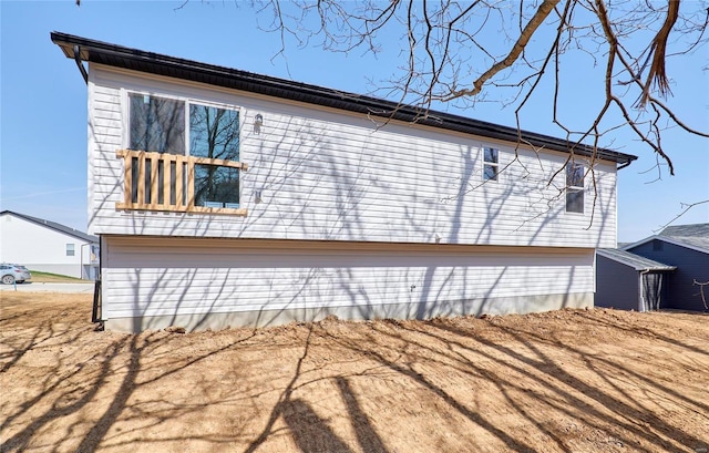 view of home's exterior