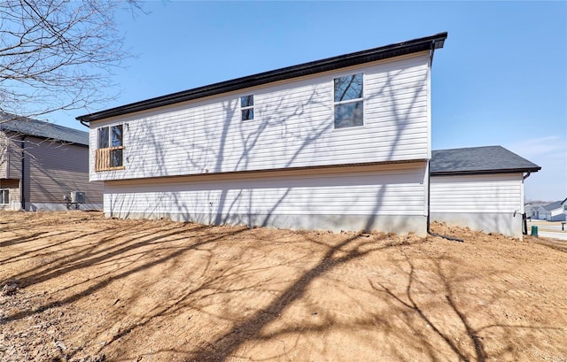 view of rear view of house