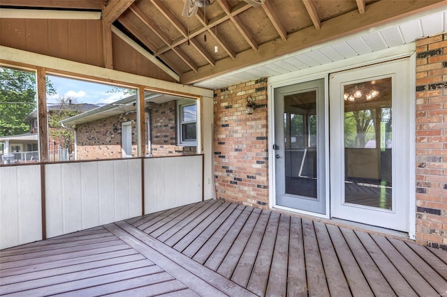 view of deck