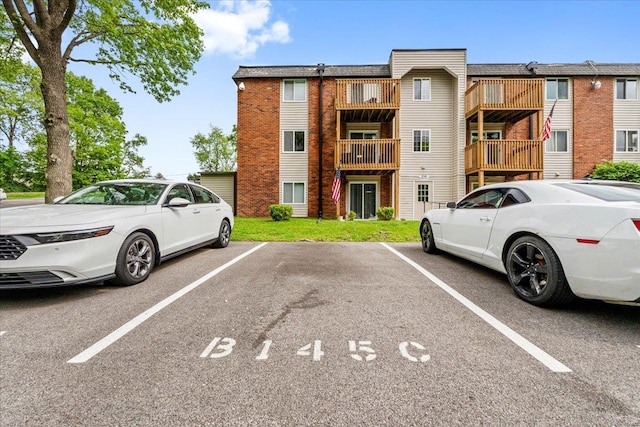 view of uncovered parking lot