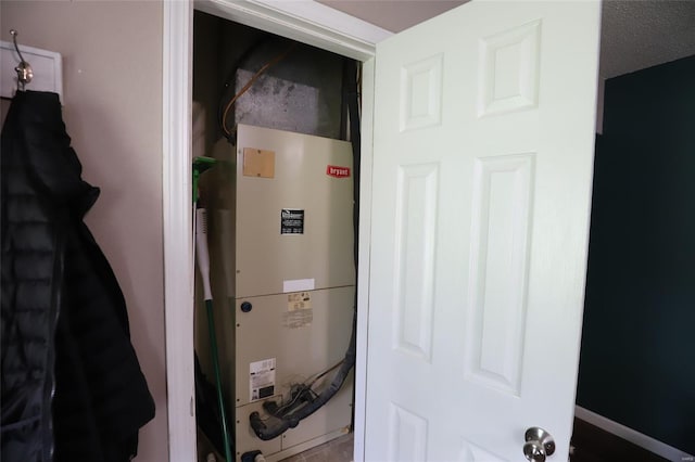 view of utility room