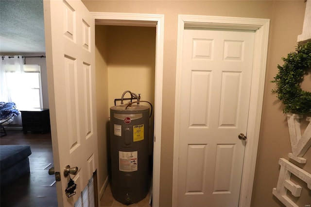 utilities featuring electric water heater