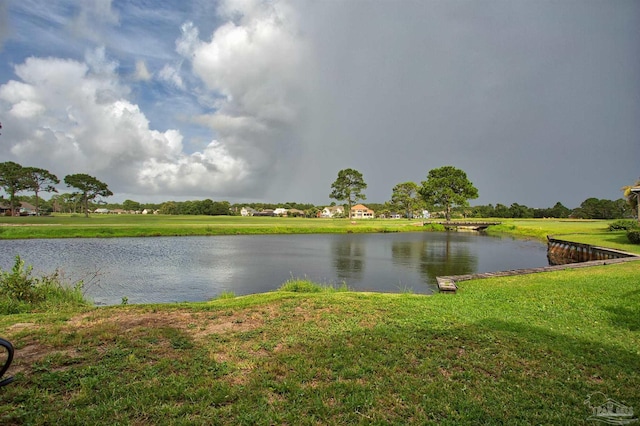 property view of water