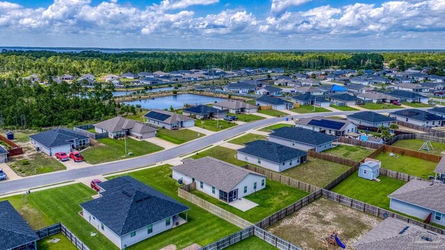 6319 Red Pepper Dr, Gulf Breeze, FL 32563 - aerial view of residential area with a large body of water