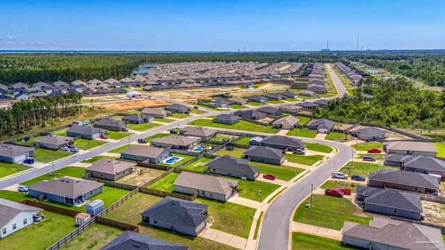 6319 Red Pepper Dr, Gulf Breeze, FL 32563 - aerial perspective of suburban area