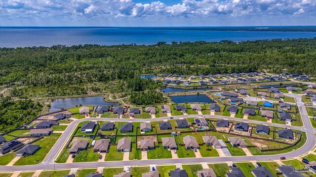 6319 Red Pepper Dr, Gulf Breeze, FL 32563 - aerial view of property's location with a nearby body of water and nearby suburban area