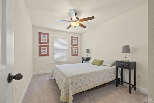 6319 Red Pepper Dr, Gulf Breeze, FL 32563 - bedroom featuring carpet flooring, baseboards, and ceiling fan