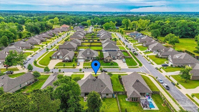 1504 Cadence Loop, Cantonment, FL 32533 - aerial view of residential area