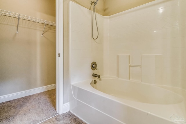 bathroom featuring tub / shower combination