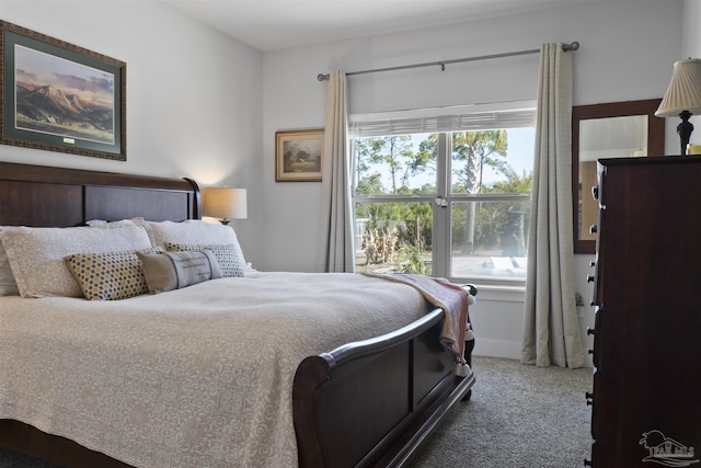 bedroom featuring carpet floors