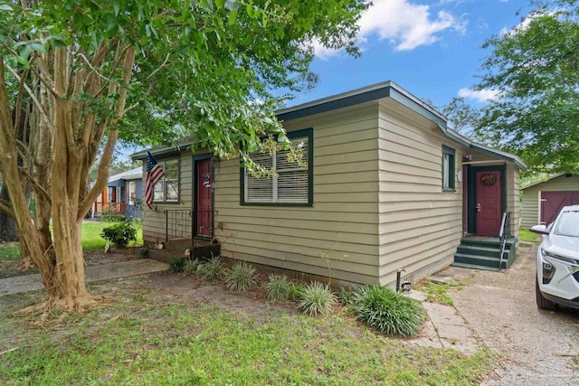 view of bungalow