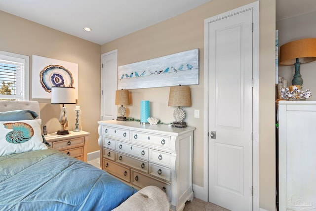 217 W Jackson St Unit 12, Pensacola, FL 32501 - bedroom with baseboards and recessed lighting