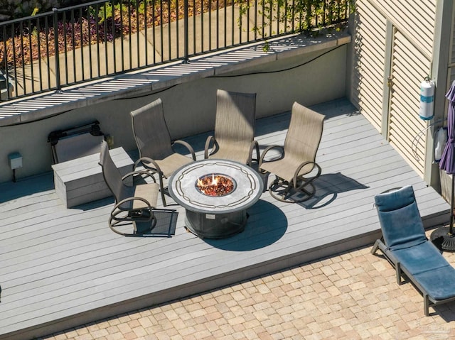 217 W Jackson St Unit 12, Pensacola, FL 32501 - view of wooden terrace