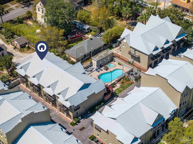 217 W Jackson St Unit 12, Pensacola, FL 32501 - aerial view featuring a residential view