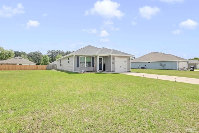 view of front of house featuring a garage and concrete driveway