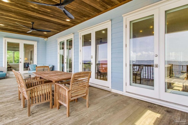 2961 Bay St, Gulf Breeze, FL 32563 - sunroom / solarium with french doors