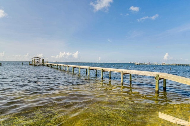 2961 Bay St, Gulf Breeze, FL 32563 - dock featuring a water view