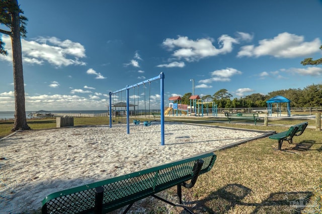 surrounding community with fence