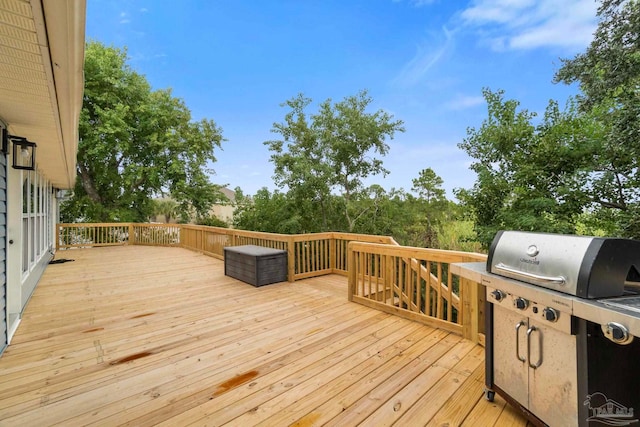 412 Deer Point Dr, Gulf Breeze, FL 32561 - deck with area for grilling