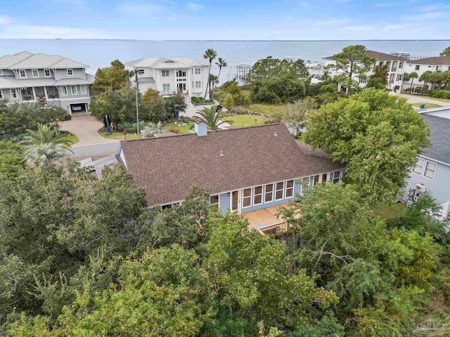 412 Deer Point Dr, Gulf Breeze, FL 32561 - aerial view featuring a residential view