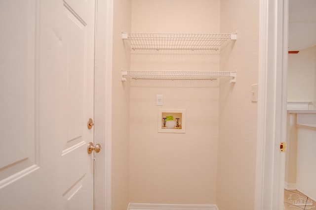 laundry room with laundry area and washer hookup