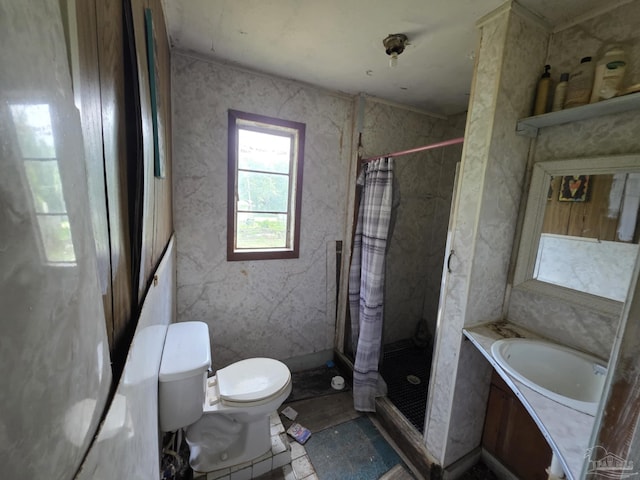420 Forrest St, Cantonment, FL 32533 - bathroom featuring a shower stall and vanity