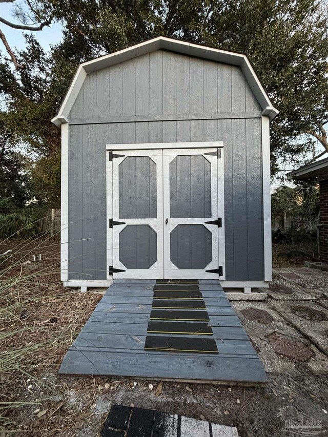 view of outbuilding