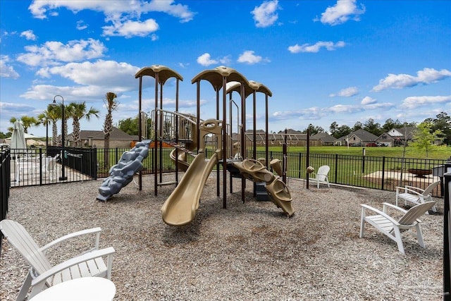 3160 Mountain Laurel Trl, Cantonment, FL 32533 - communal playground featuring a residential view