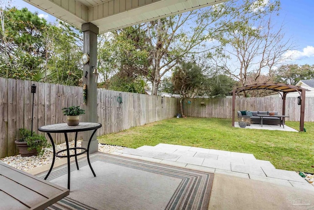 view of patio / terrace with outdoor lounge area