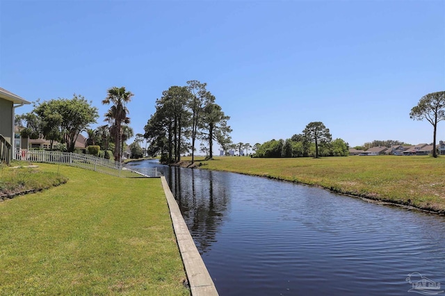 1200 Willowood Ln, Gulf Breeze, FL 32563 - water view featuring fence