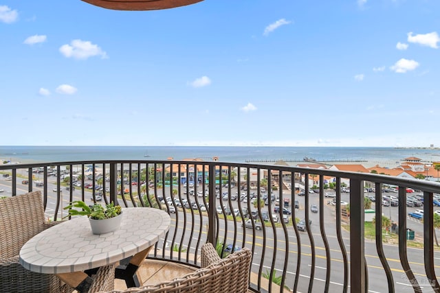 721 Pensacola Beach Blvd Unit 702, Pensacola Beach, FL 32561 - balcony with a water view