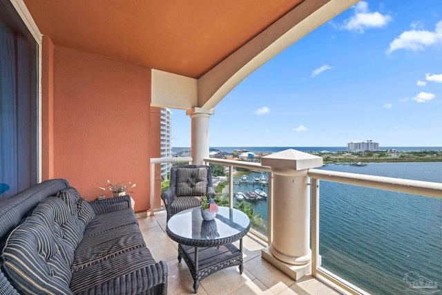 721 Pensacola Beach Blvd Unit 702, Pensacola Beach, FL 32561 - balcony with a water view