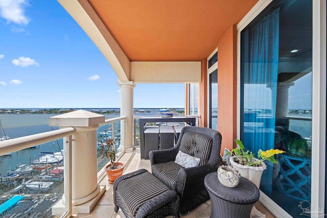 721 Pensacola Beach Blvd Unit 702, Pensacola Beach, FL 32561 - balcony featuring a water view