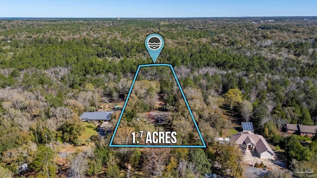 4900 Shell Rd, Milton, FL 32583 - birds eye view of property with a forest view